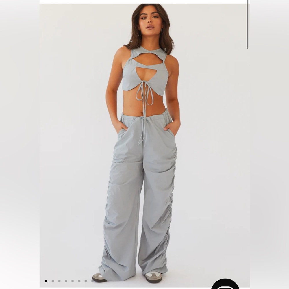 Peppermayo - Fluorescent Nights Pants - Cement Blue